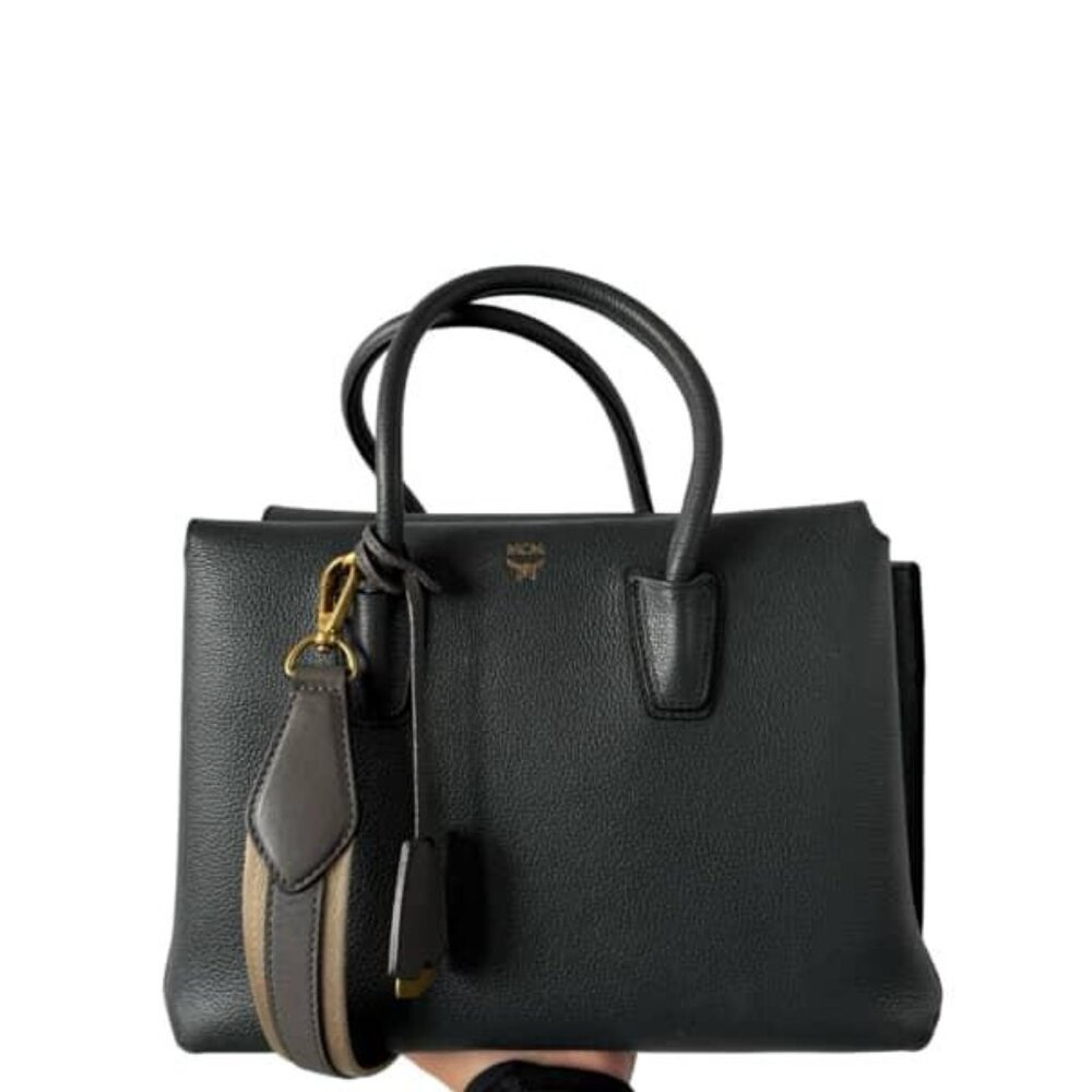 MCM Milla Convertible Boston Bag